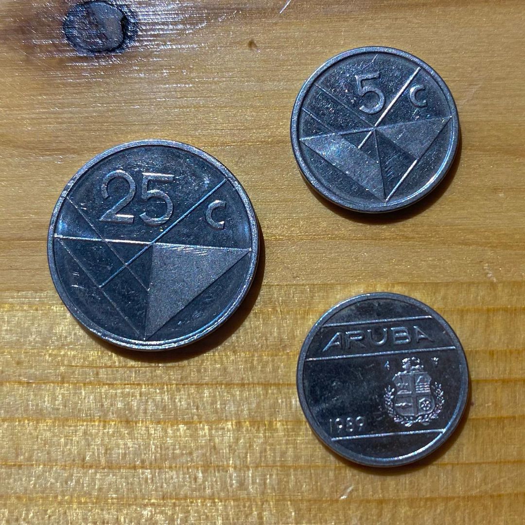 Coins from Aruba