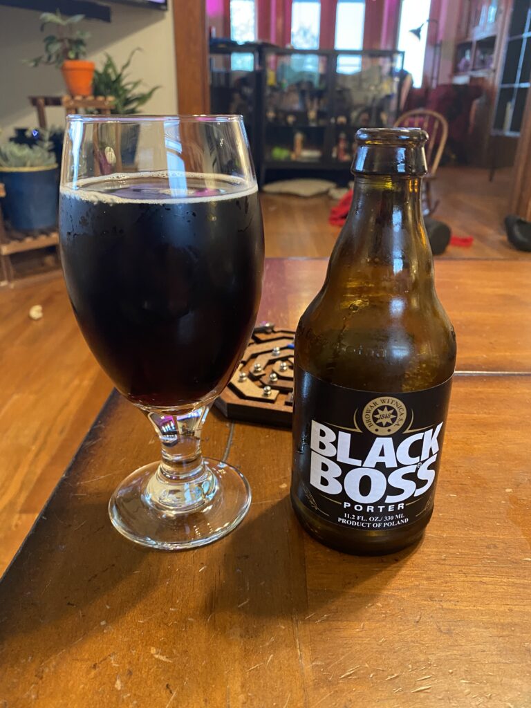 Black Boss porter. From Poland.
