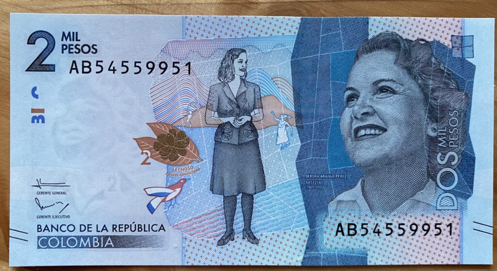 2000 Pesos, Colombia