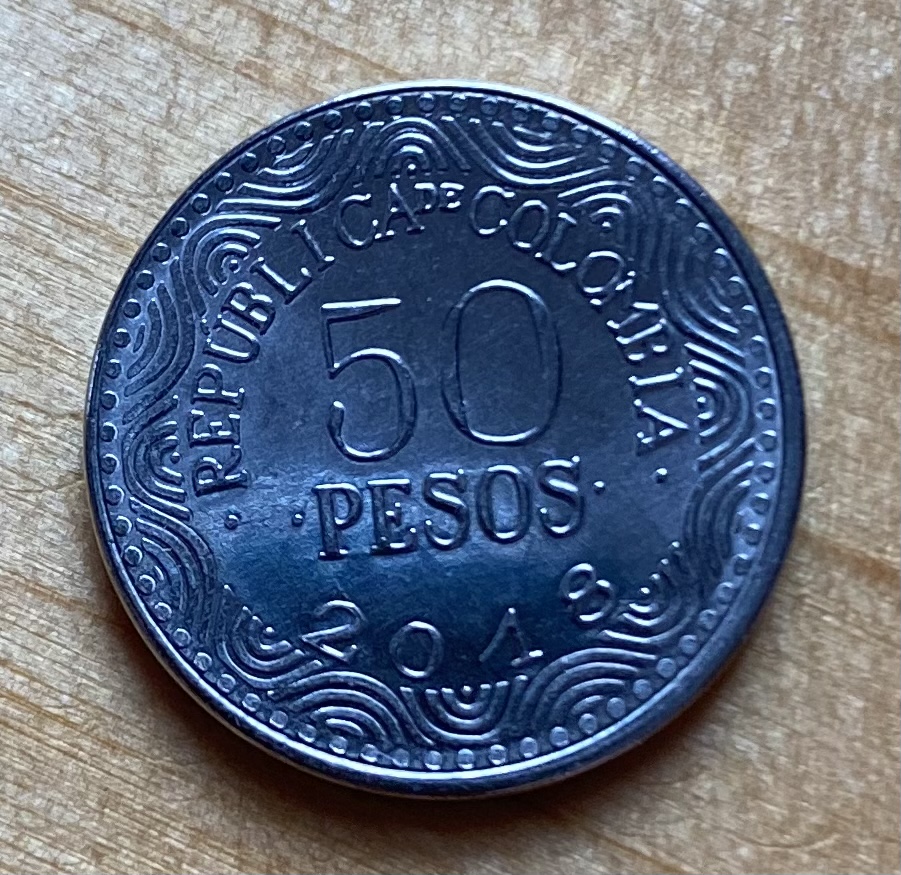 50 Pesos - Colombia