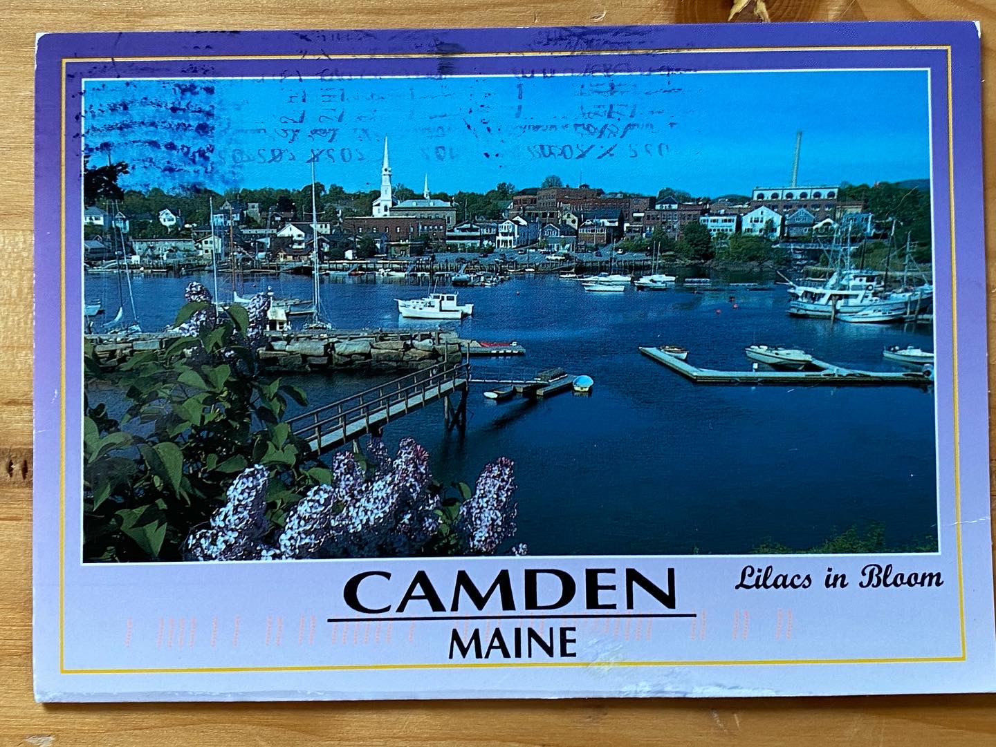 Postcard from Maine, received August 12, 2022