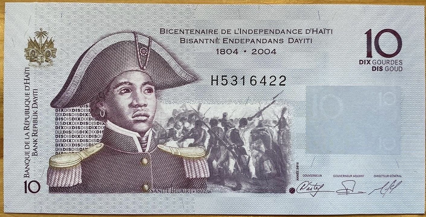 Haiti - 10 Gourdes - 2010