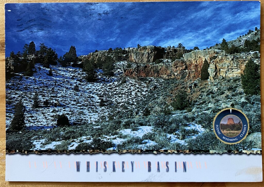 Postcard from Wyoming, received August 30, 2022