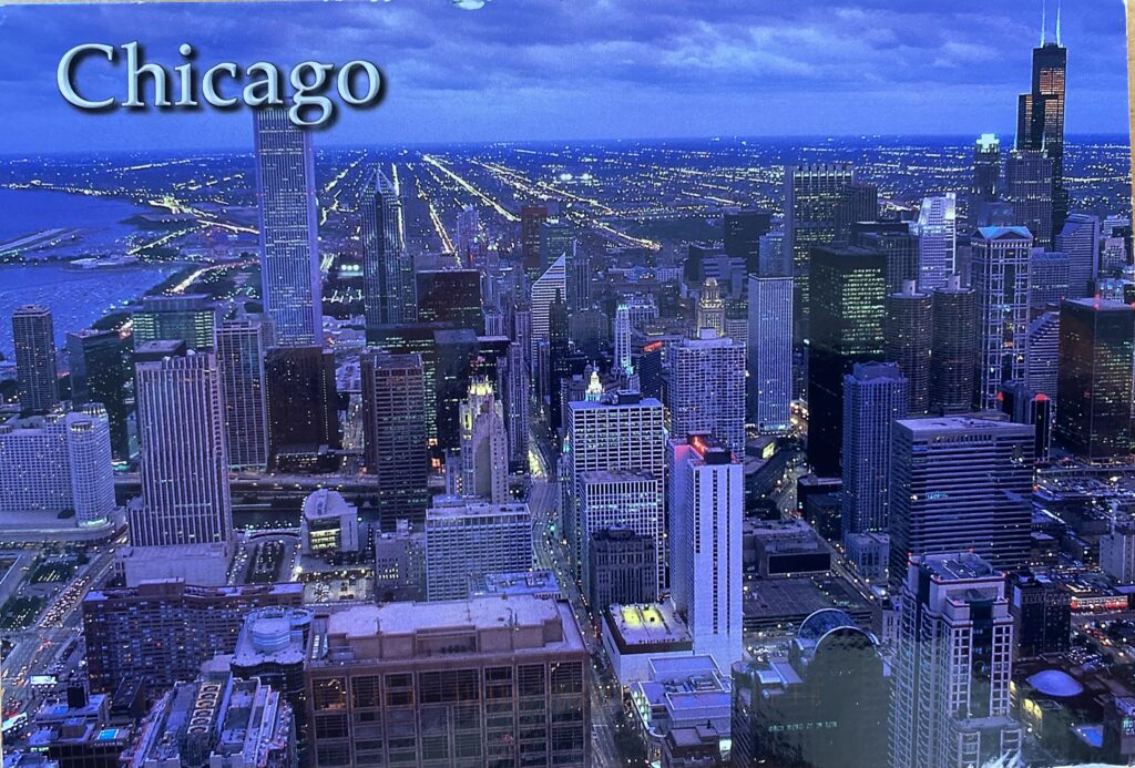 Postcard from Chicago, received Oct 18, 2022
