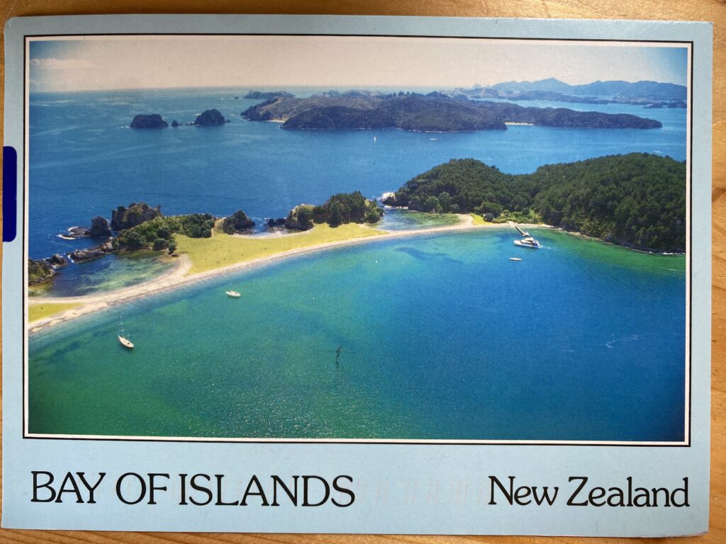 Postcard from New Zealand, received Jun 6, 2023.