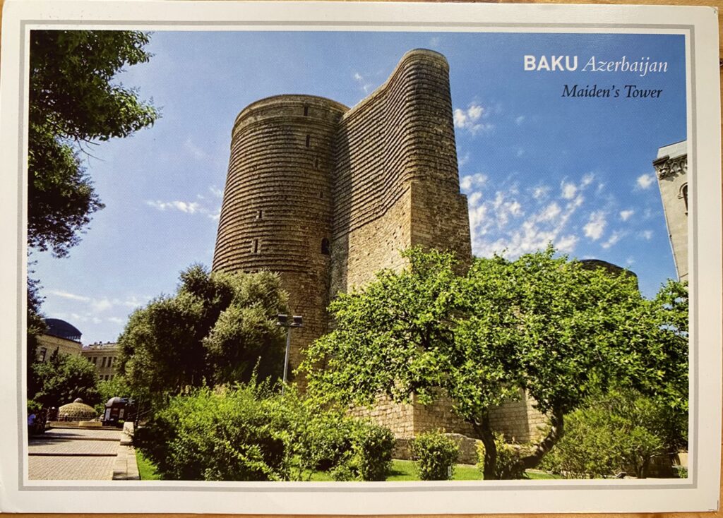 Postcard from Azerbaijan, received Jun 6, 2023.